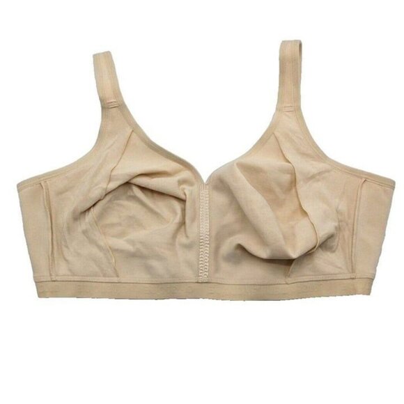 Cacique Lane Bryant Womens Bra Cotton Lightly Lined No Wire Size 52C Beige - Picture 8 of 9